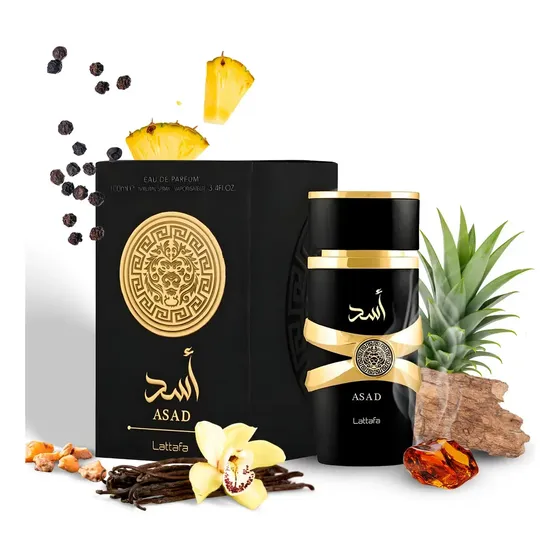 Perfume Árabe Lattafa Asad 100ml Eau De Parfum Masculino