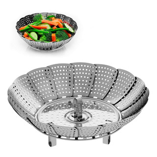 Vaporera Estilo Flor Inoxidable De Gran Capacidad P Verduras Color Gris Vaporera Estilo Flor Inoxidable De Gran Capacidad P Verduras Color Gris