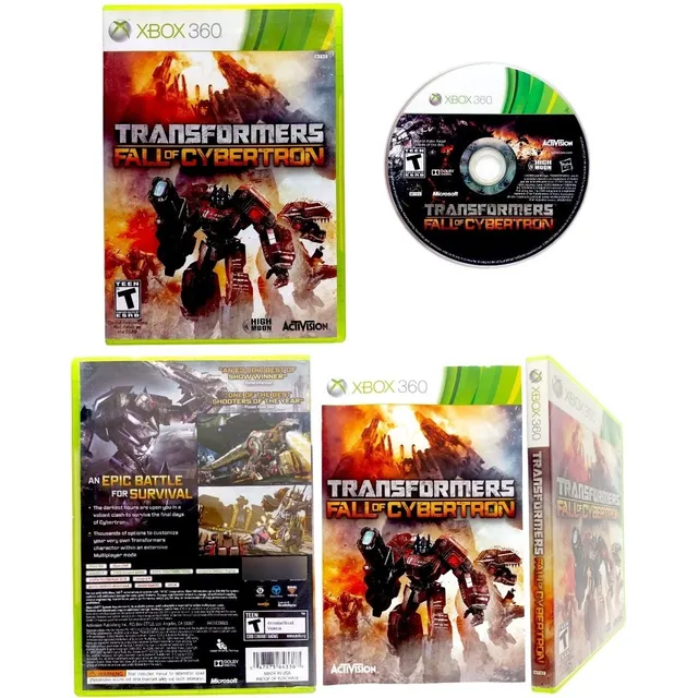 Transformers Fall Of Cybertron Xbox 360 En Español  (Reacondicionado)