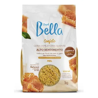 Cera DepilatĂłria Quente Confete Mel Depil Bella - 1kg Cera DepilatĂłria Quente Confete Mel Depil Bella - 1kg