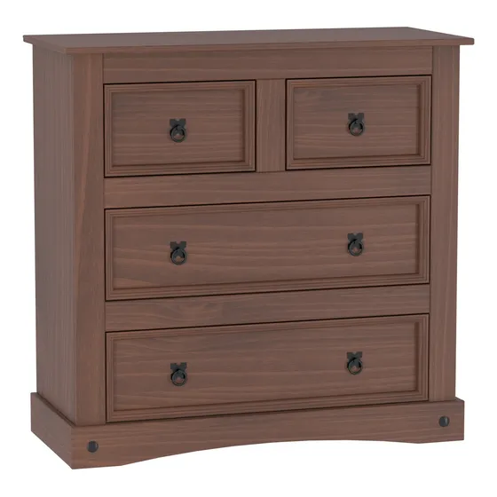 Comoda 4 Cajones Linea Mexicana Cajonera Pino E781