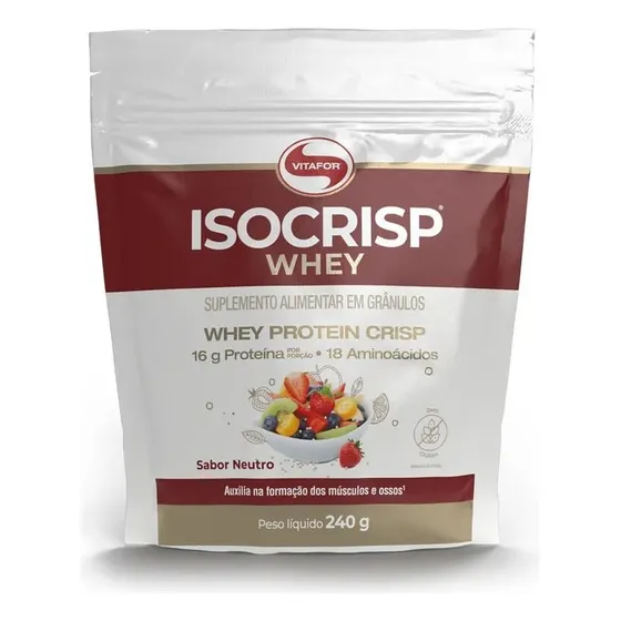 Isocrisp Whey Pouch 240g - Vitafor