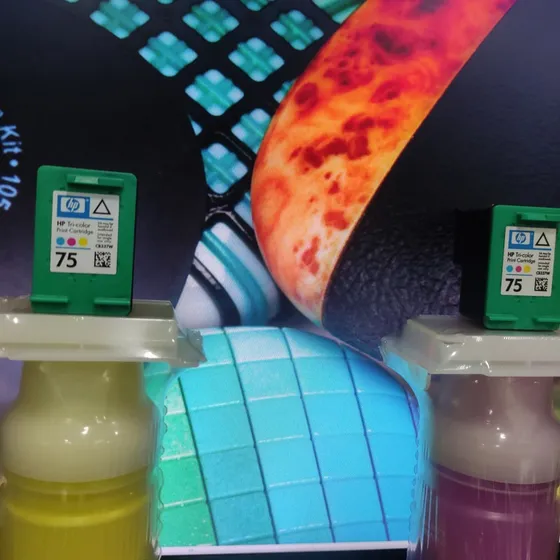 Vacio Tinta Tricolor Hp 75 (cb337wl)c4440, C4480, C4524