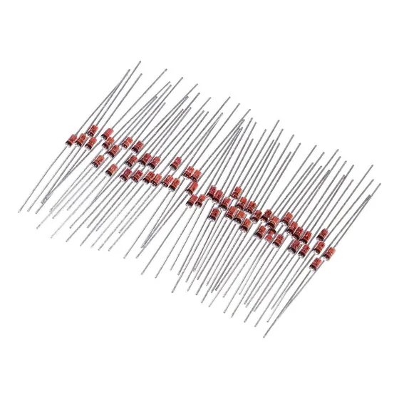 10 X Diodo Zener 1n4733 5.1v 49ma Do-41 1n4733a