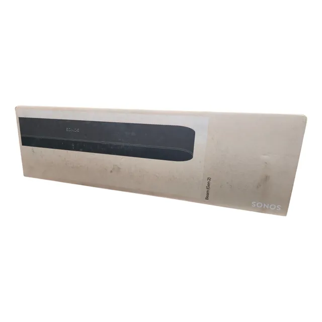 Bocina Sonos Beam Gen 2 Negra Con Caja Negro