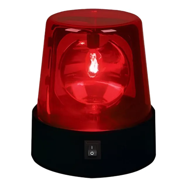 Baliza Roja Techo De Carro A Pilas Luz Intermitente