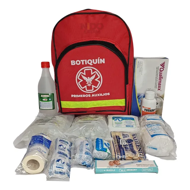 Botiquin Tipo A Morral Dotado Completo Primeros Auxilios