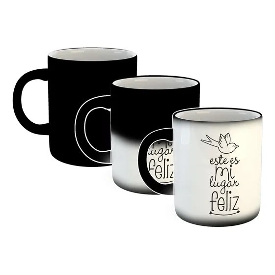 Taza Magica Frase Este Es Mi Lugar Feliz