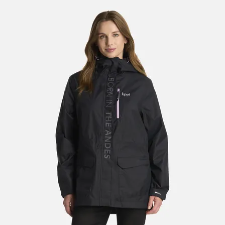Chaqueta Mujer Streetwise B-dry Hoody Negro Lippi I25
