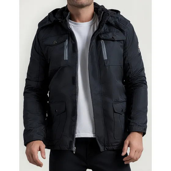 Chaqueta Jou Negro Para Hombre Croydon