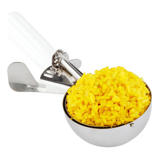 Cucharón De Porciones Acero Inoxidable Agarre Cómodo Mango A Cucharón De Porciones Acero Inoxidable Agarre Cómodo Mango A