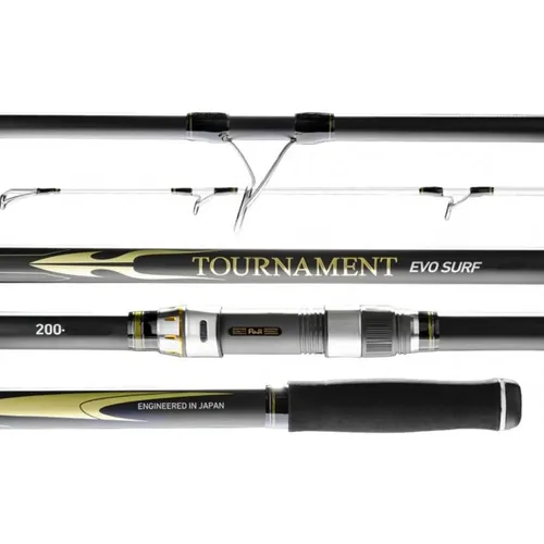 Vara de Pesca Surf Daiwa Tournament Evo 4.2m Carbono Fuji