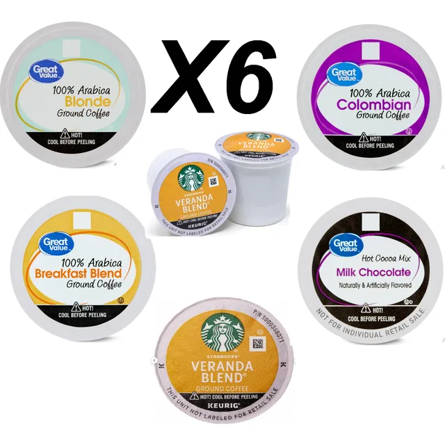Cápsula Surtidas K-cups Keurig Cafetera Hamilton Beach Pods