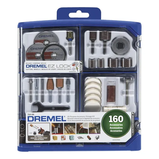 Accesorios (160 Pzs Ez Lock) Dremel Madera Metal Etc