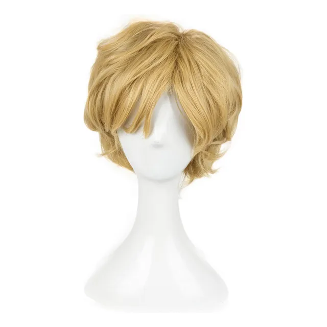 Q Peluca Corta De Lino Para Cosplay De Sailor Uranus Tenoh