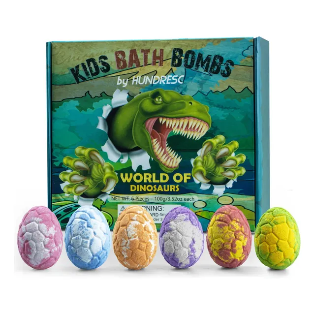 Bola De Baño De Huevo De Dinosaurio 6pcs Adecuado Para Niños