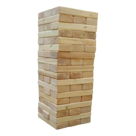 Jenga Grande Clásico Madera Juego De Mesa Equilibrio Bares