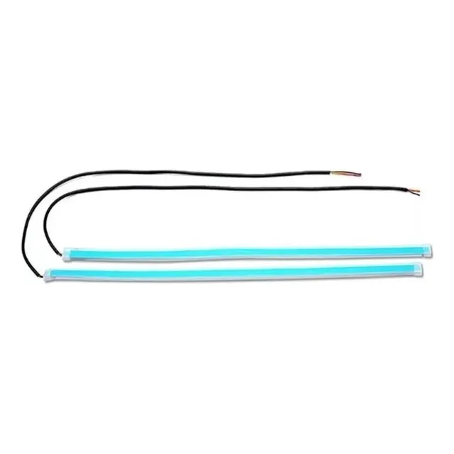 2 Tiras De Luz Led Cintas Para Carro Farola De 60 Cm C/u