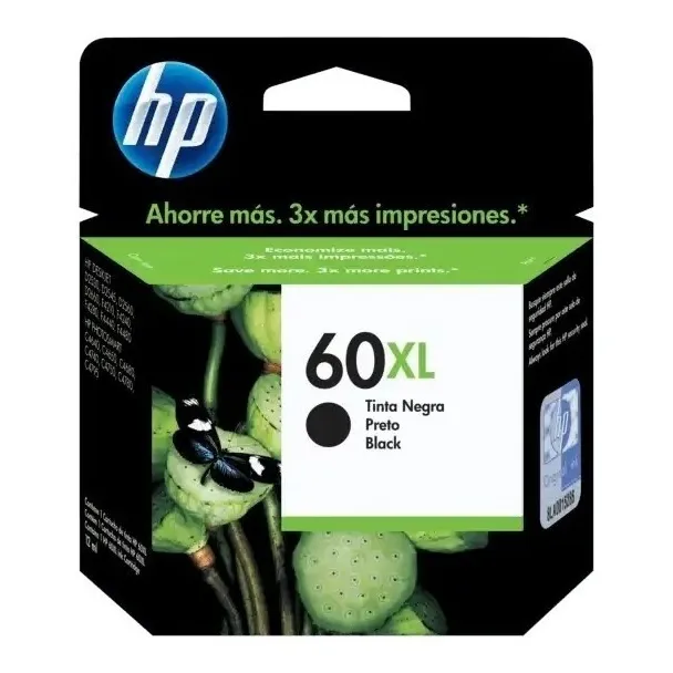 Cartucho Hp 60xl Negro Impresora Deskjet D2500 D2530 F4200