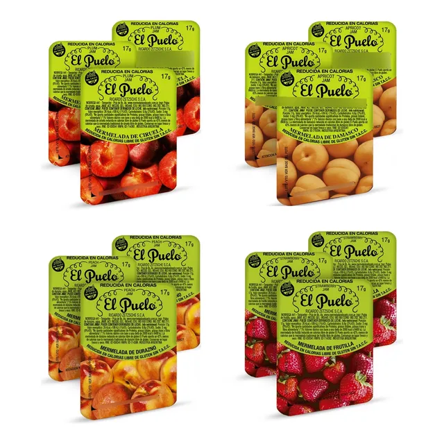 Mermelada Individual Light Caja X 120 Unidades De 20gs C/u