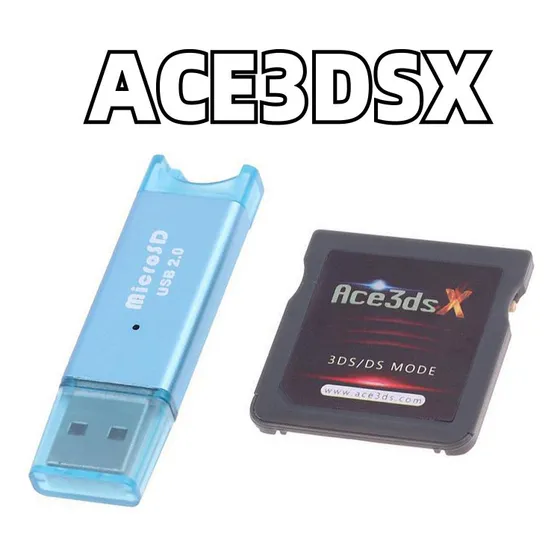 Ace3ds X - Cartão Ace3ds Plus Nds 3dsll Para Hackear 3ds
