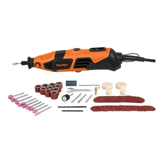 Moto Tool Profesional Kit Con Accesorios + Maletín Truper Frecuencia 60HZ Potencia 150 W 110V