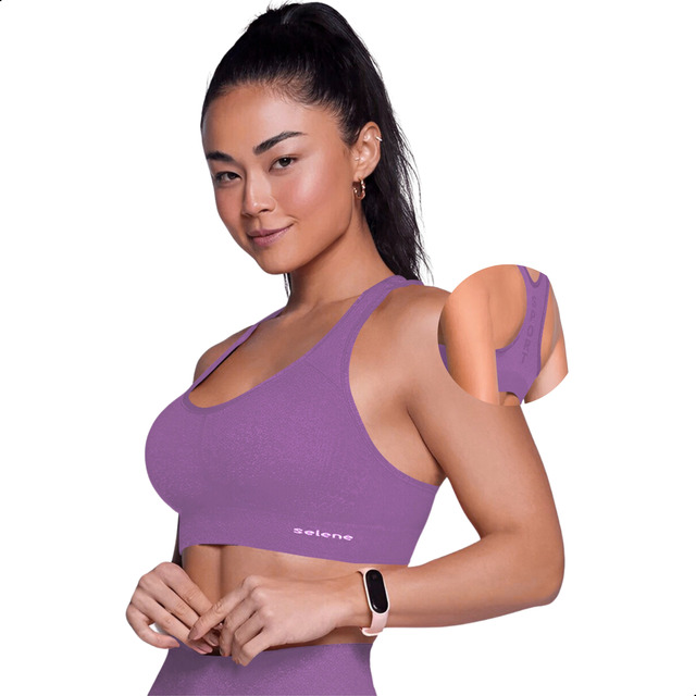Top Fitness Alta Sustentação Reforçado Sem Costura Selene Top Fitness Alta Sustentação Reforçado Sem Costura Selene