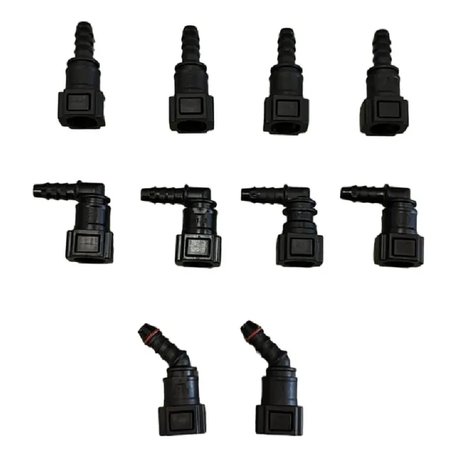Kit Com 10 Conector Quick Engate Rápido 8mm / 8mm