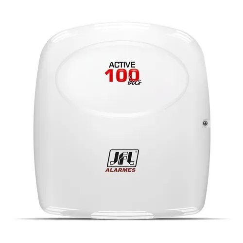 Central Alarme Active 100 Bus Jfl 99 Zonas 16 Partições