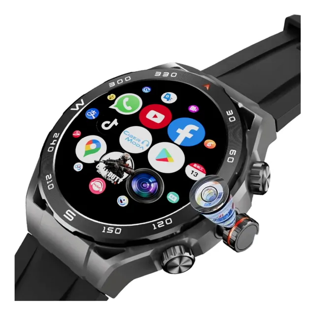 Smartwatch Android Reloj Camara Videollamada Ranura Sim Pulsera Celular Aplicaciones 5g 4g Whatsapp Tiktok Instagram Facebook Netflix Maps
