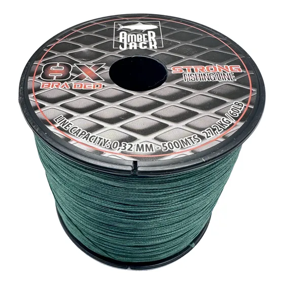 Multifilamento Amberjack 8x Bobina 500 Mts Todas Las Medidas