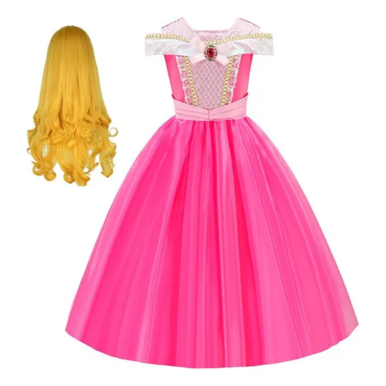 Disfraz Princesa Bella Para Cosplay Aurora Durmiente P