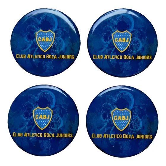 Calco Sticker Dome Boca Escudo Blister X 4 Unidades