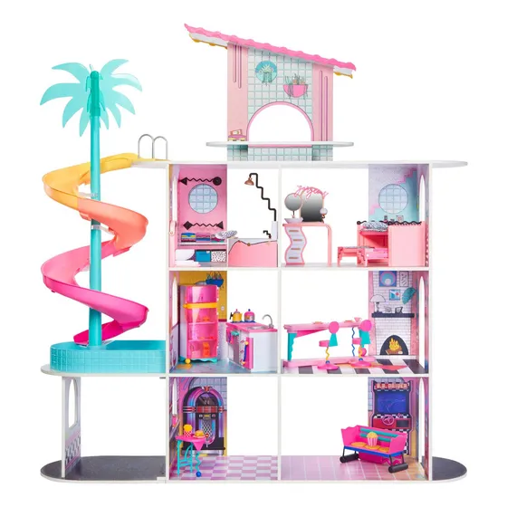 Lol Surprise MGA Entertainment Casa de Muñecas Color Rosa