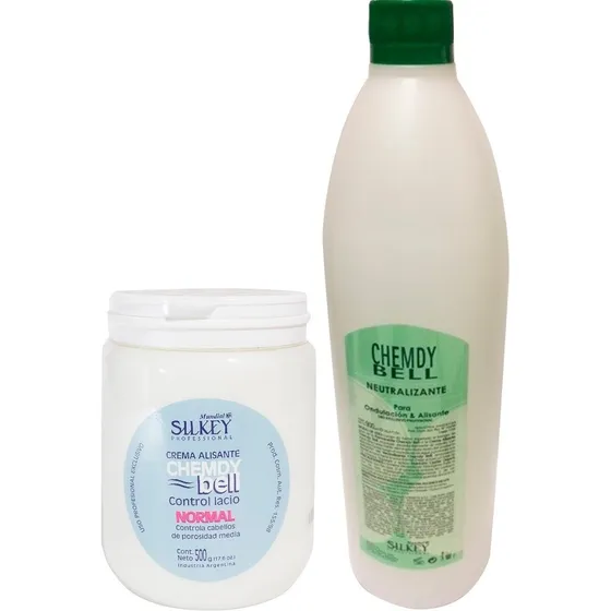 Kit Alisado Silkey Chemdy Bell Crema Alisante/ Neutralizador