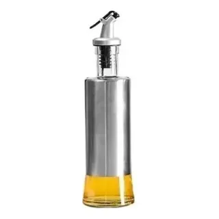 Garrafa Inox Vidro Dosador Porta Azeite Vinagre Ăleo 300ml Garrafa Inox Vidro Dosador Porta Azeite Vinagre Ăleo 300ml