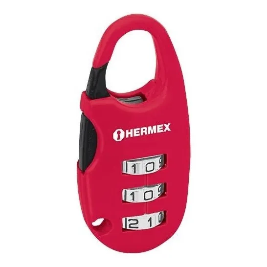 Candado Combinacion Para Maleta 25mm  Hermex Cod: 3510690