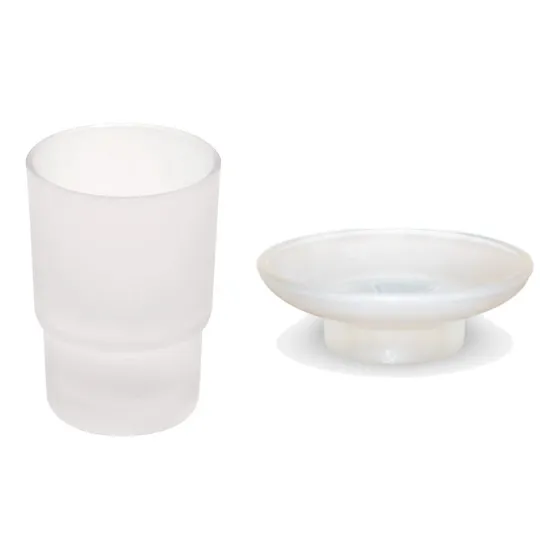 Combo Vaso Y Plato De Repuesto P/ Accesorios De Baño Belta G