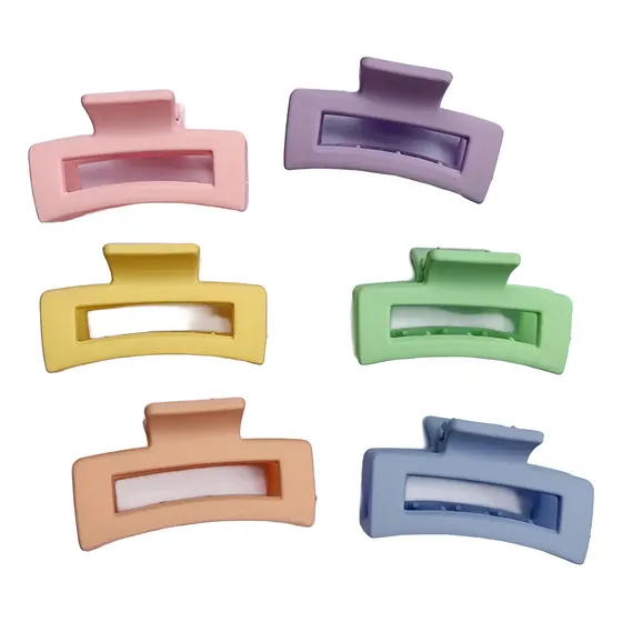 2 Ganchos Caimán Pinza 4 Cm Recoger Cabello Varios Colores
