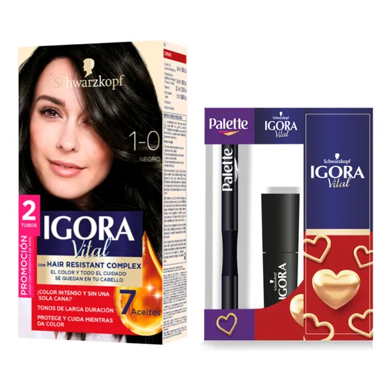 Tinte Igora Vital 1-0 Negro