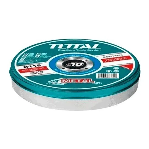 Set Discos De Corte P/metal 115mm X 1.2mm X 22.2mm 10pzs