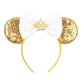 Orejas Corona Princesa Minnie Mouse Mickey Diadema Dorado Orejas Corona Princesa Minnie Mouse Mickey Diadema Dorado