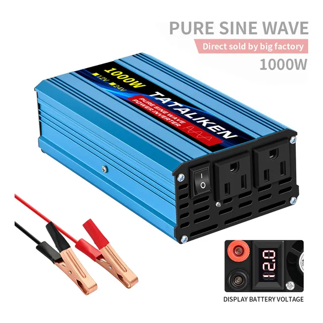 Pure Sinusoidal Onda Inversor 12v110v 1000w Transformador