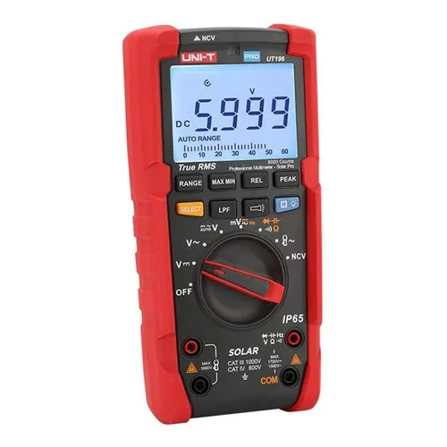 Uni-t Multímetro Tester Solar Profesional 1700v Ut196