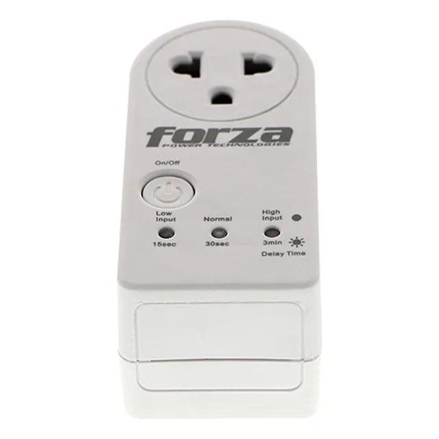 Protector De Voltage Forza 1500w, Enchufe 350° Fvp-1212b-ng