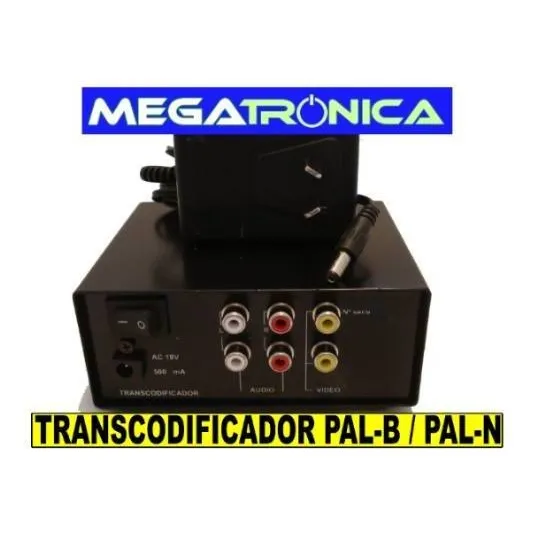 Transcodificador De Norma Pal-b / Pal-n Con Audio Stereo