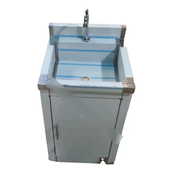 Lavamanos De Acero Inoxidable, C/gabinete Para Sist De Pedal