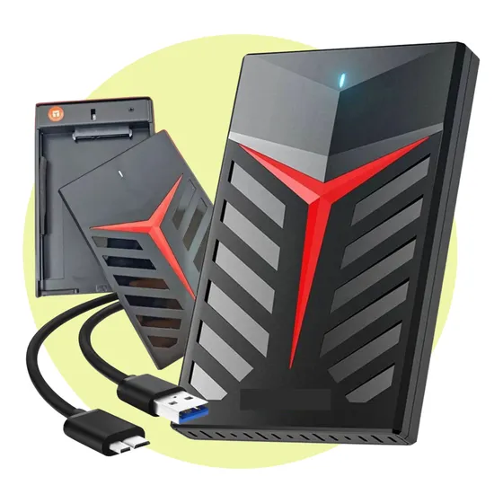 Case Hd Externo Gamer Gaveta Ssd Xbox Pc Notebook Usb 3.0