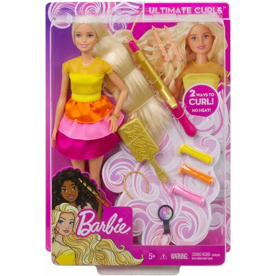 Barbie Ultimate Rizos Rubio Muñeca Ultimate Curls Boucles