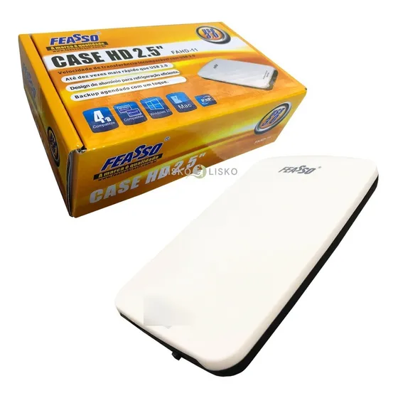 Case Externa Feasso P/hd Sata 2.5 Usb 3.0 Gaveta Hd De Note